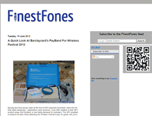 Tablet Screenshot of finestfones.com